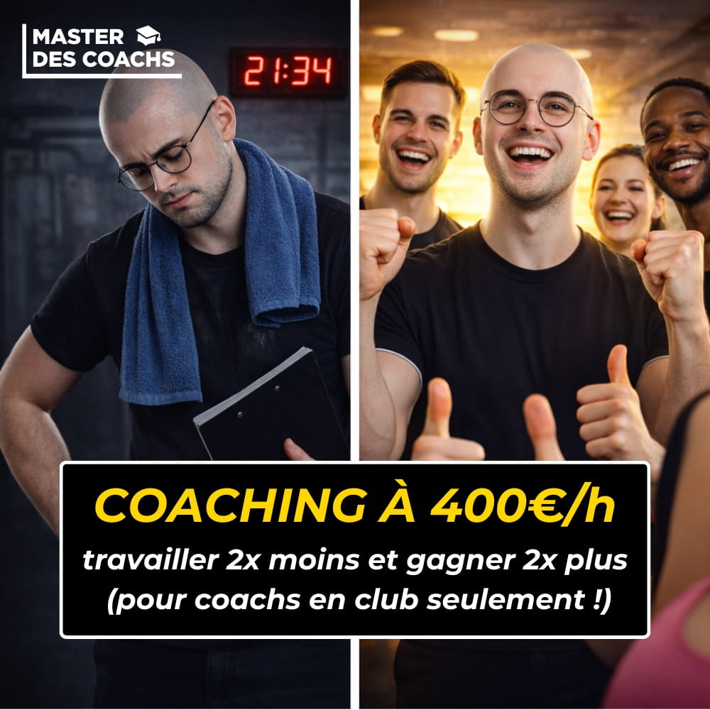 Coaching à 400€/h