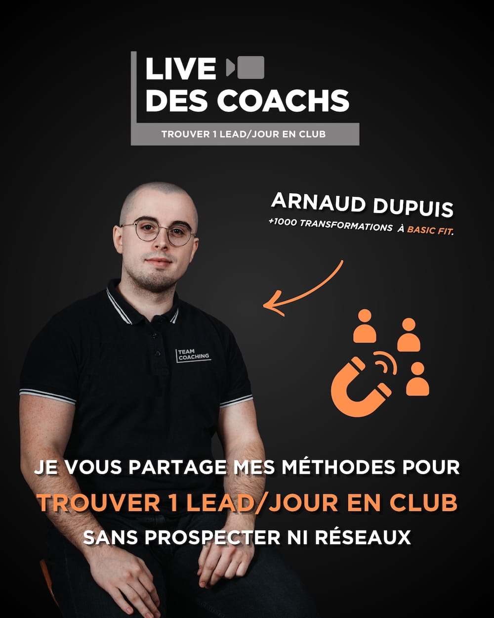 Trouver 1 lead/jour en club